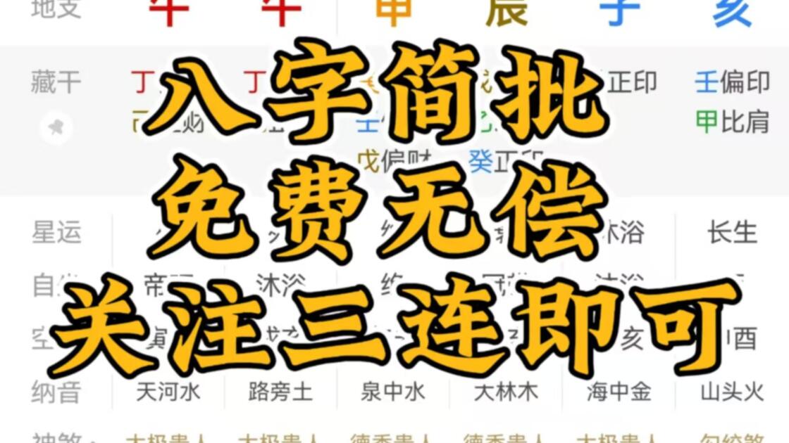 八字简批免费网址(八字预测全书免费阅读)