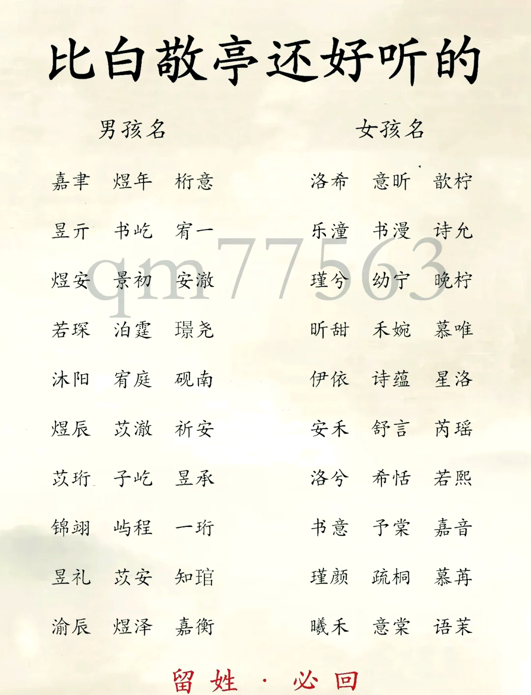 给小女孩子起名字大全的简单介绍 给小女孩子起名字大全的简单介绍