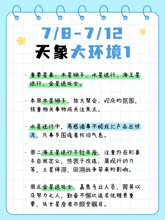 唐绮阳星座运势周报(唐绮阳2018星座运势)