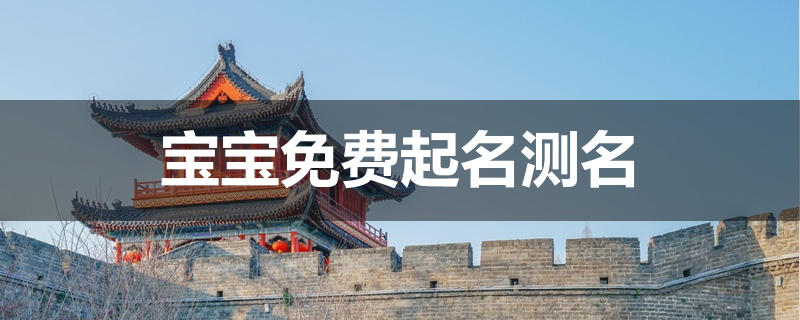 中夏起名网免费测名(中华起名网免费取名大全)