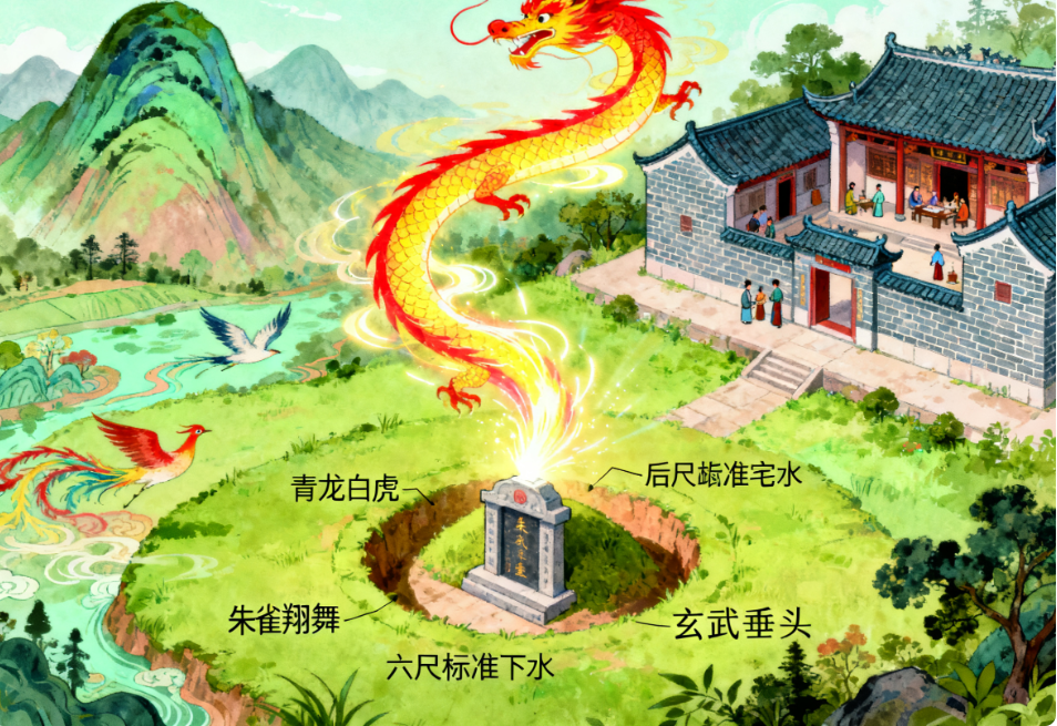 墓地风水最佳位置图解(墓地风水最佳位置图解视频) 墓地风水最佳位置图解(墓地风水最佳位置图解视频)