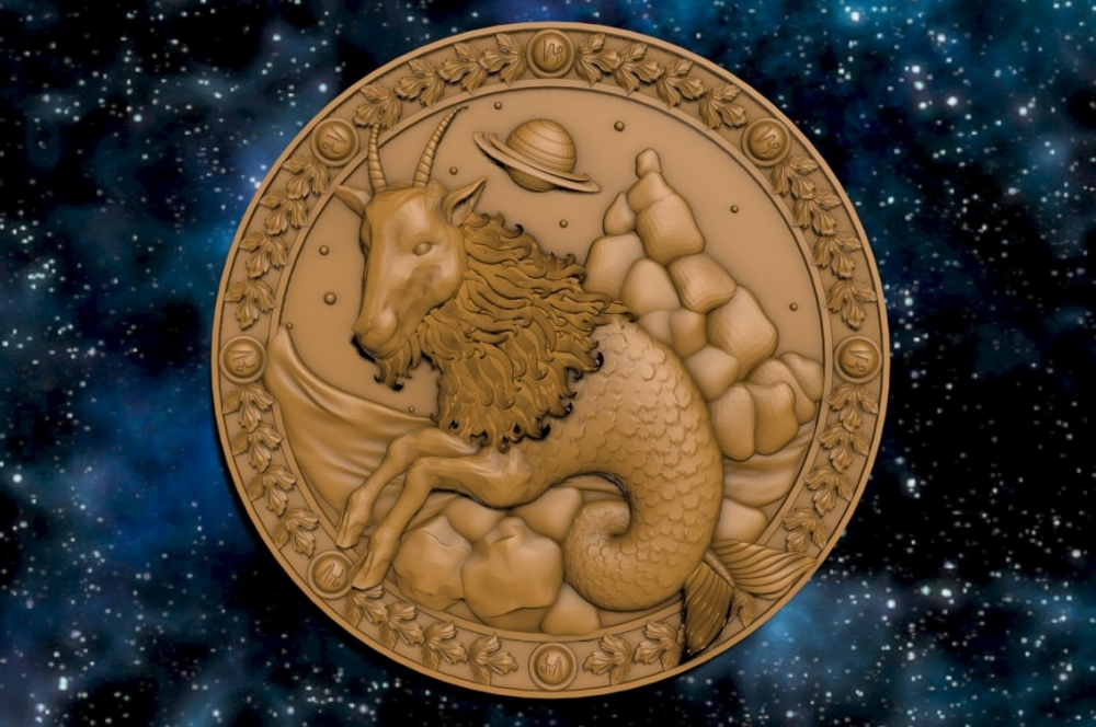 摩羯座星盘图(摩羯座星盘星空)