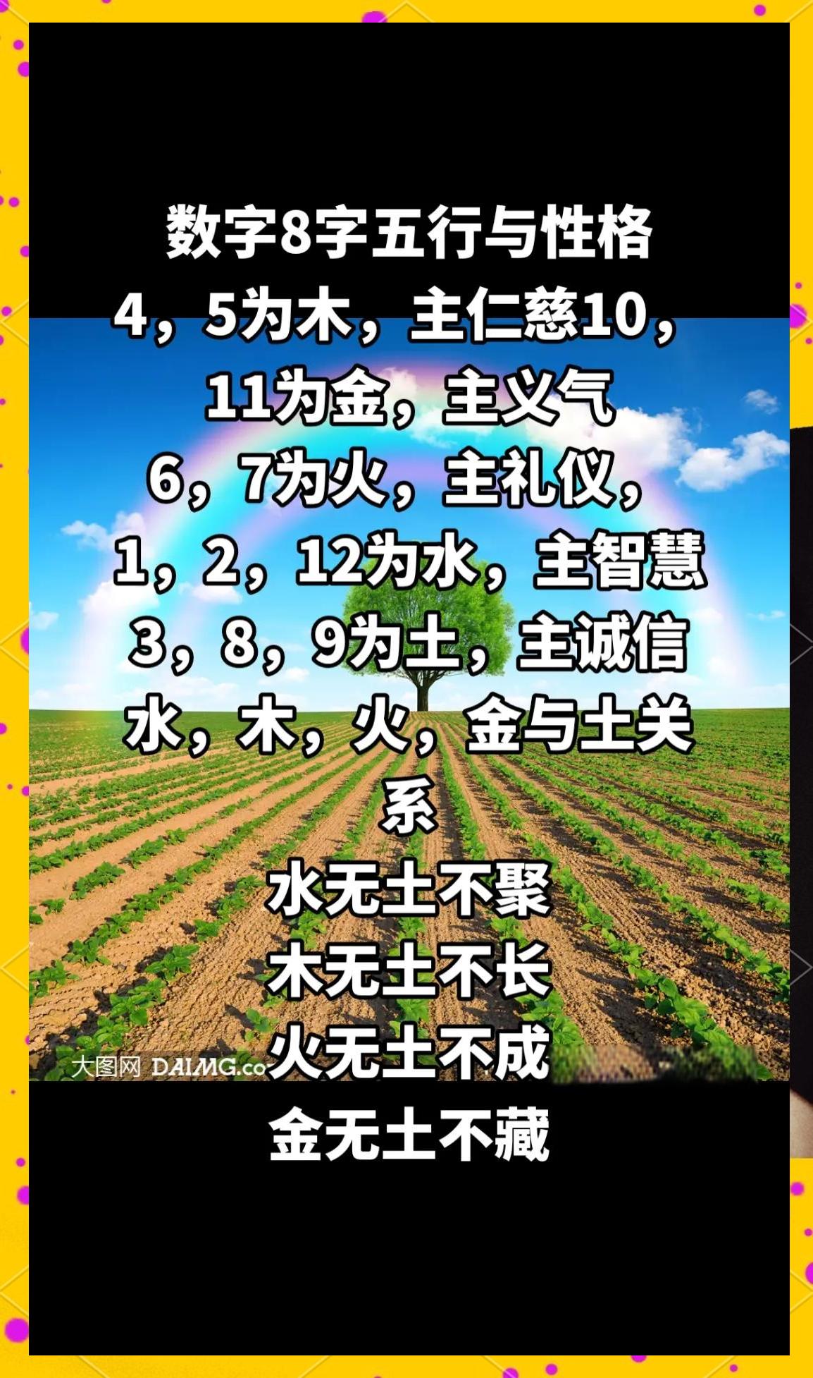 8字测五行免费(汉字五行属性查询软件)