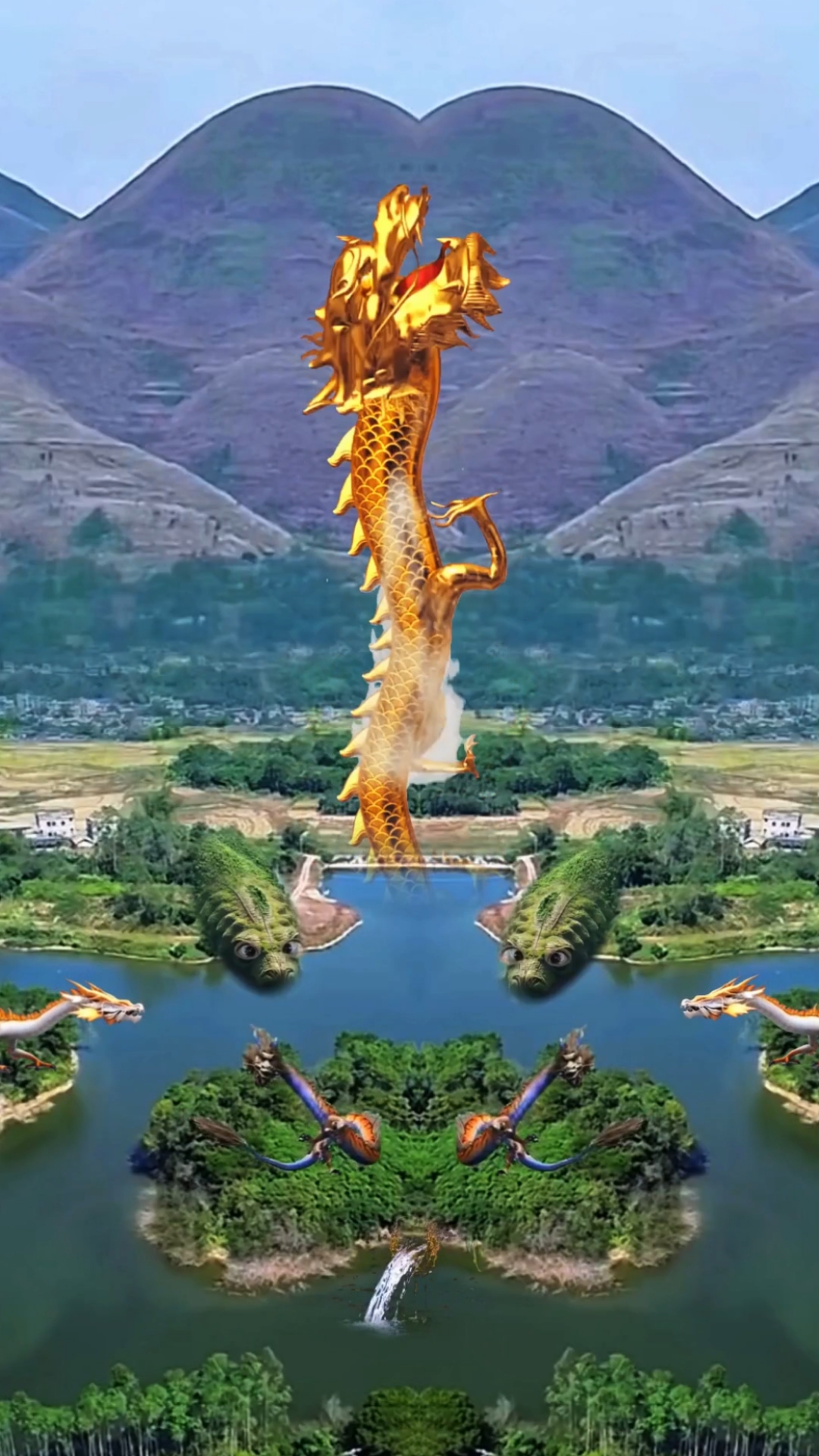 风水宝地实景照片(风水真龙脉坟墓图片)