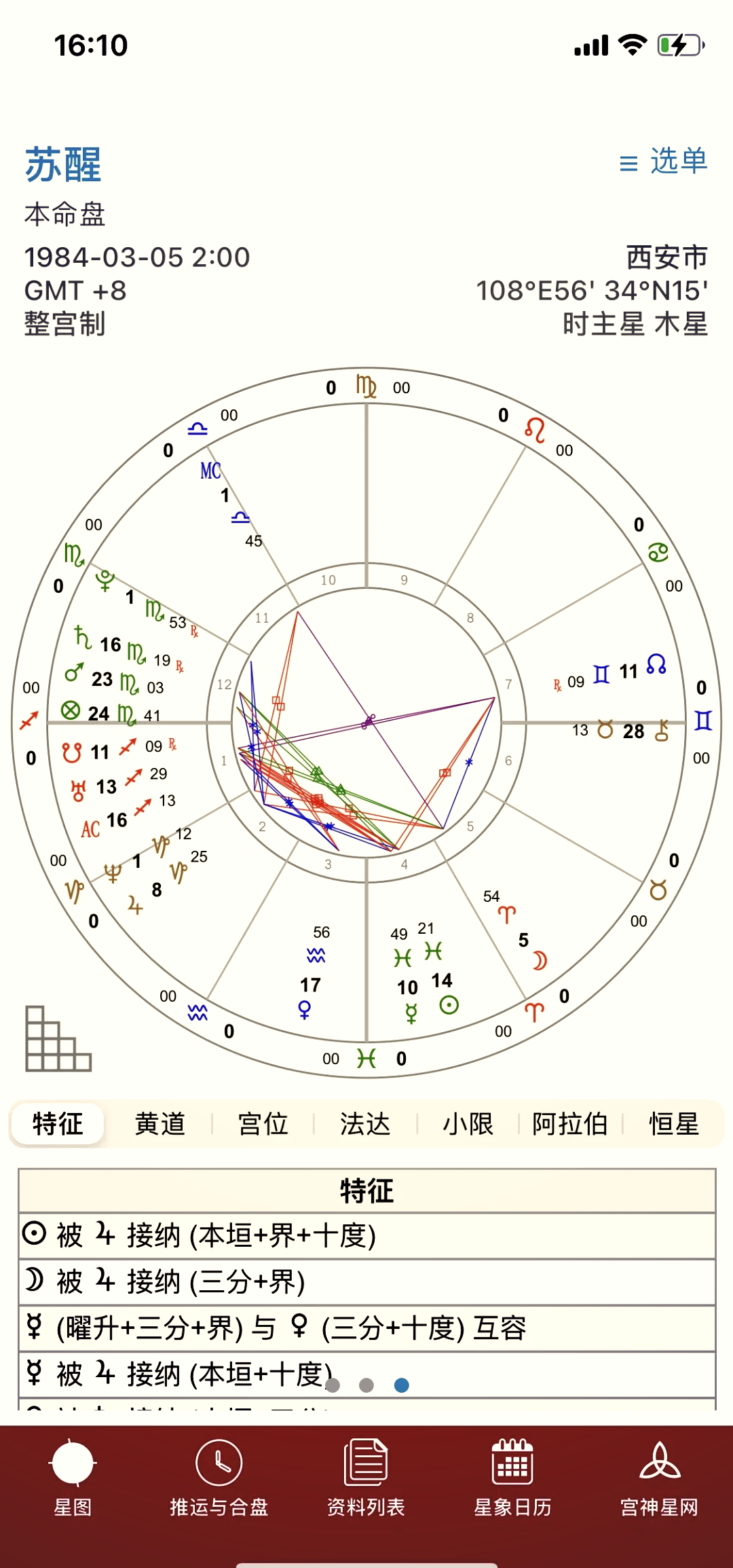 星盘免费查询工具(星盘免费查询双人盘)