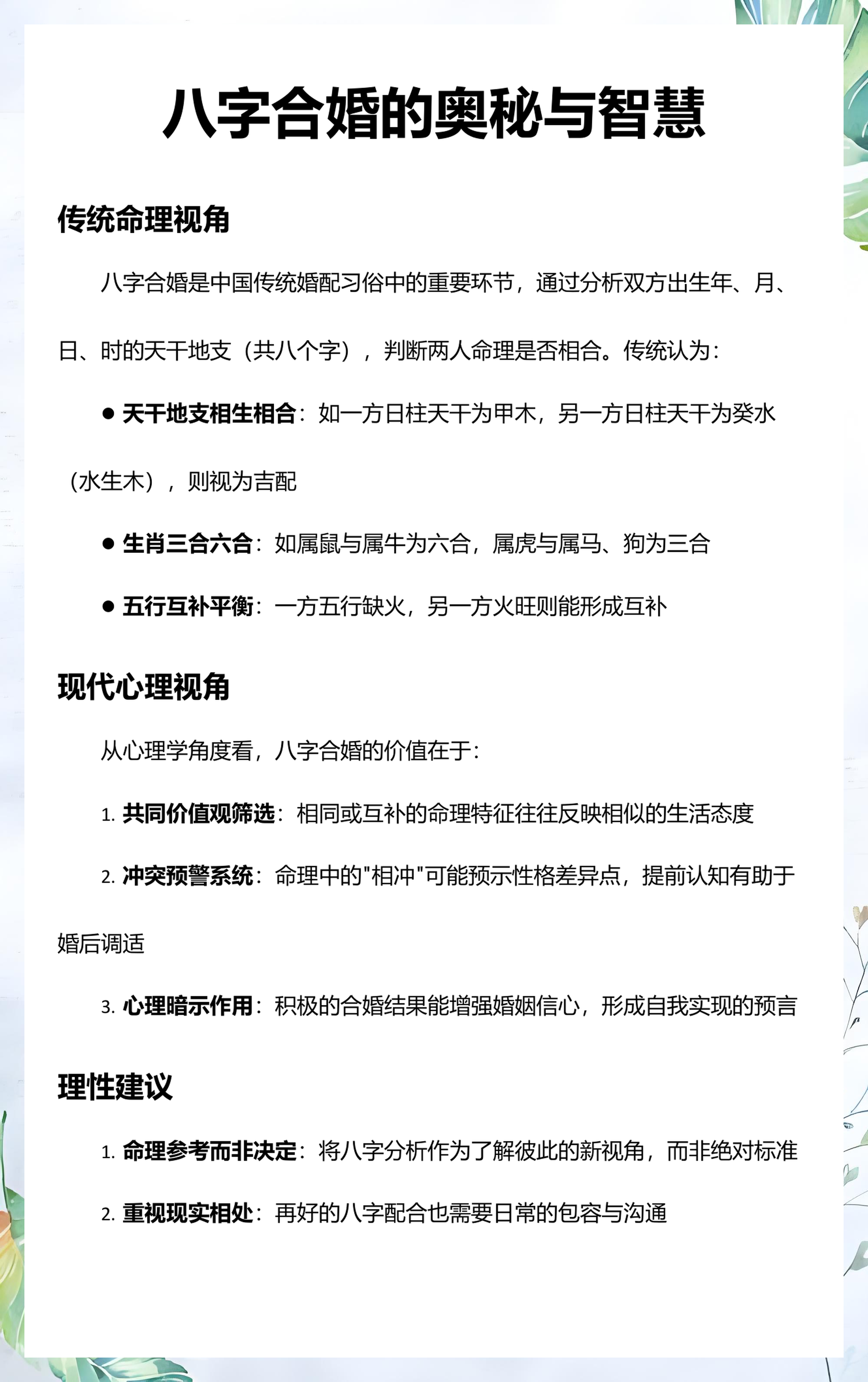 八字合婚专用书(八字合婚实操技法) 八字合婚专用书(八字合婚实操技法)