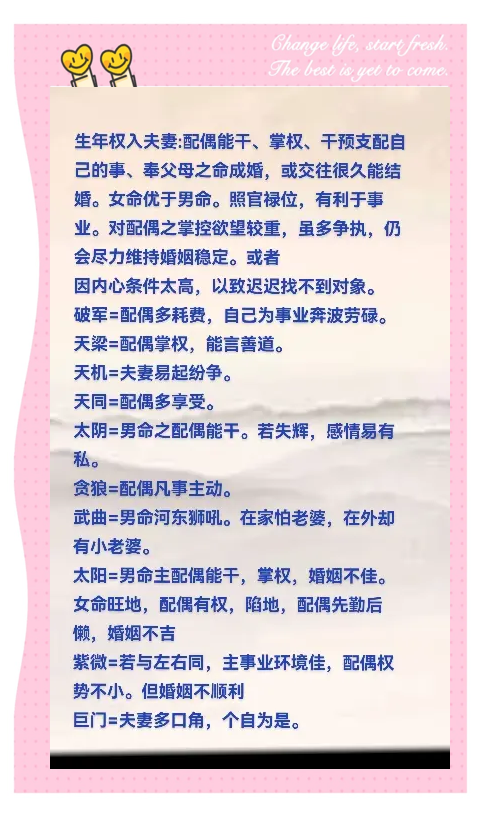 包含生辰八字夫妻宫怎么看的词条
