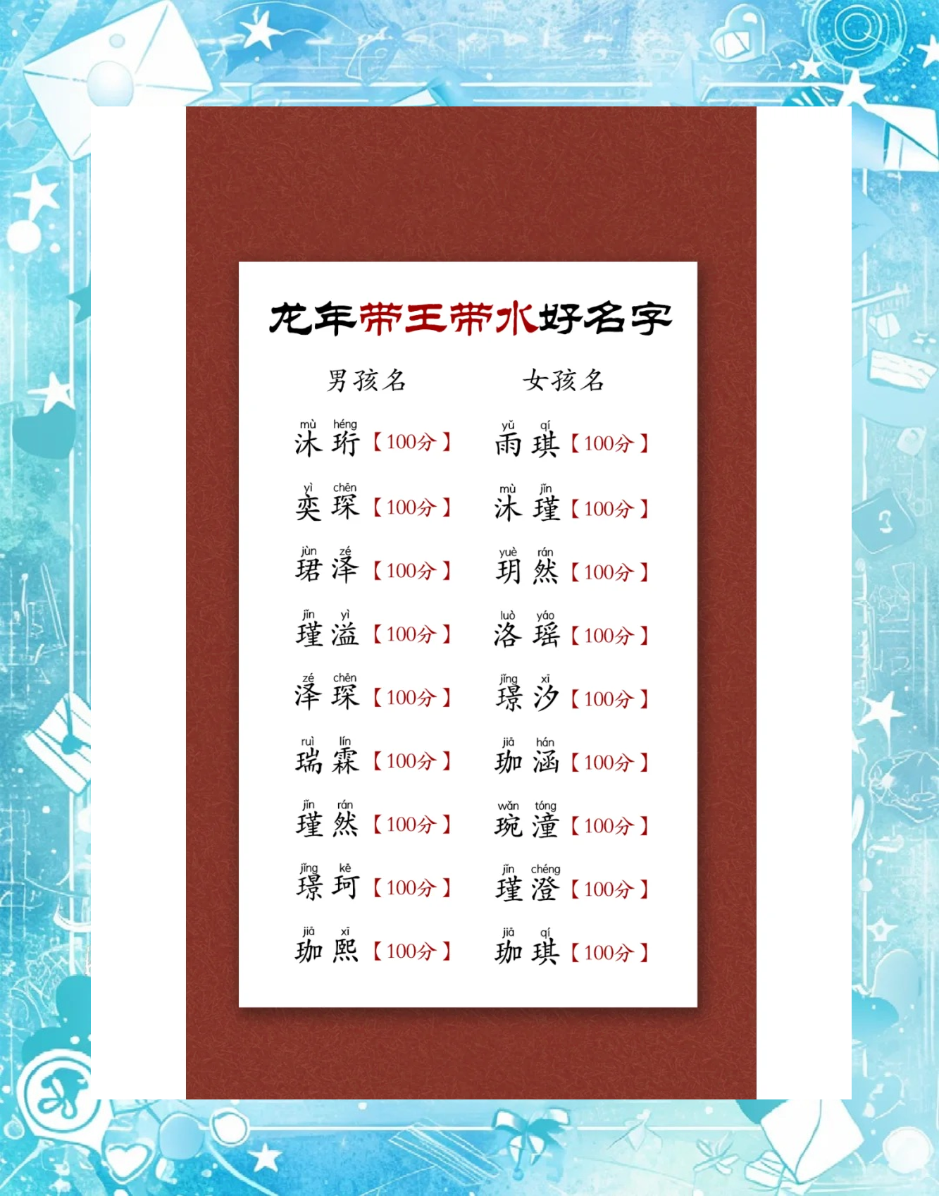 龙年女宝取名思涵(龙年女宝取名思涵寓意)