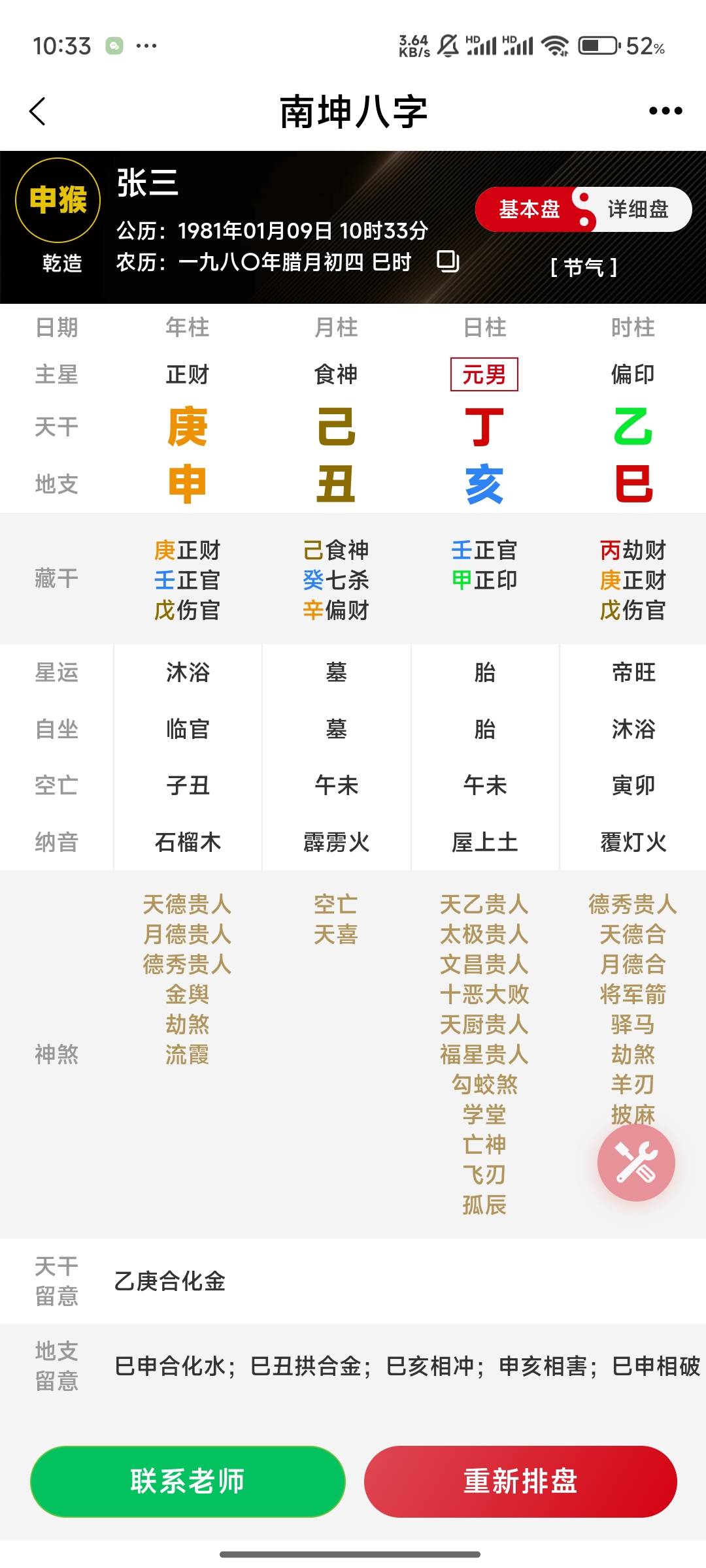 免费八字命盘全部解析(八字婚姻算命免费测婚姻状况)