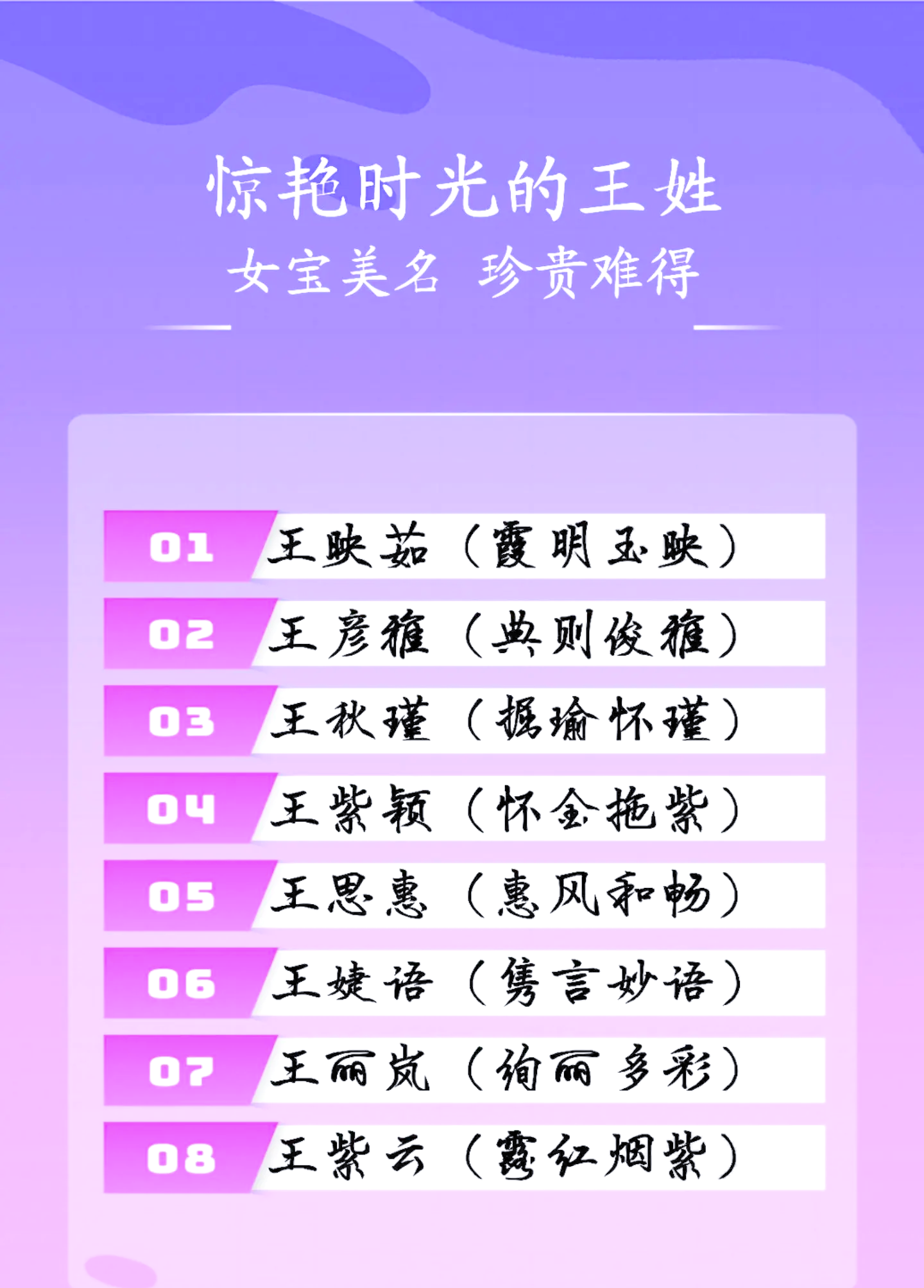 王字起名字男孩(王字起名字大全女孩)