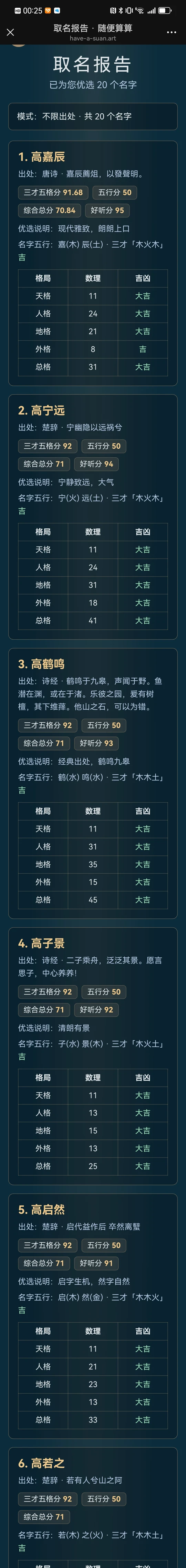 起名总格(起名总格数理详解)
