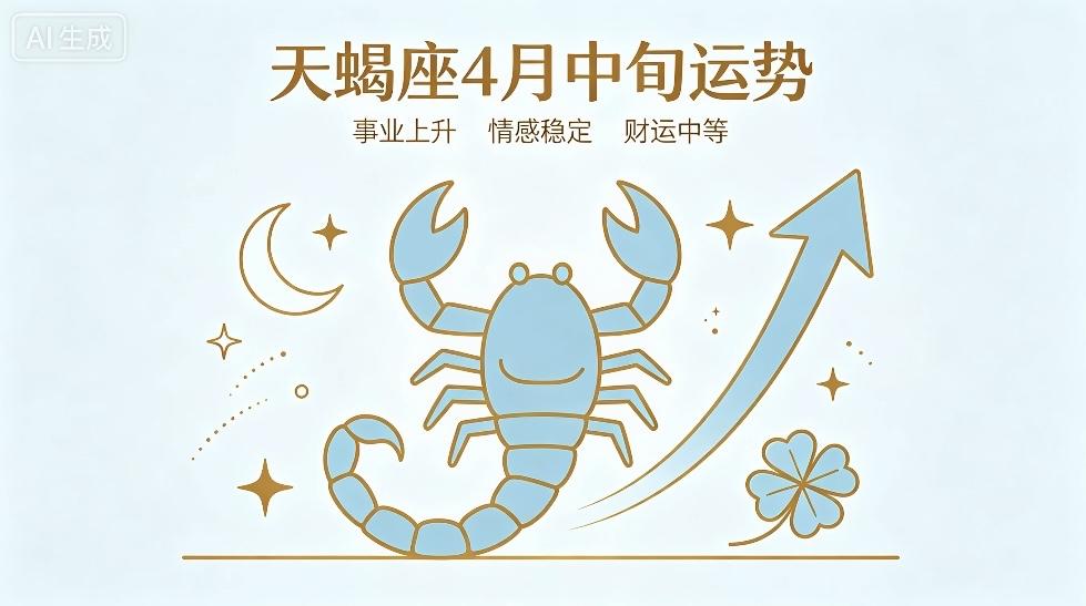 天蝎座近期运势如何(天蝎座近期运势如何看)