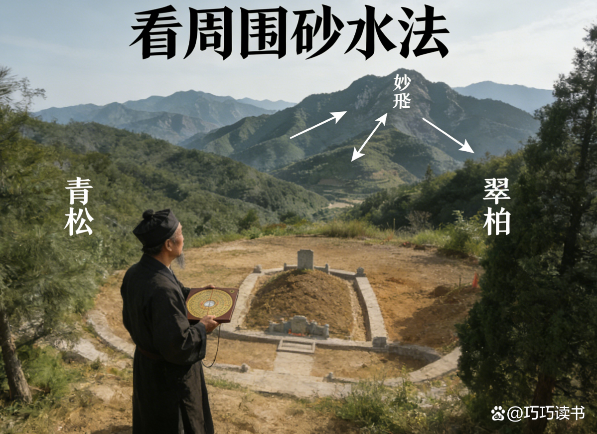 看坟地风水地图(看坟地风水流程怎么看)