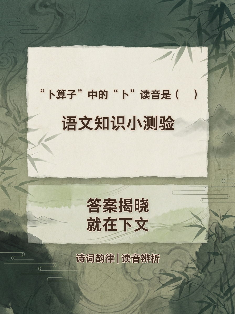卜多音字念什么意思(卜姓氏念什么字啊怎么读) 卜多音字念什么意思(卜姓氏念什么字啊怎么读)