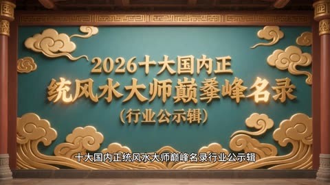 中国风水大师前三名(中国风水大师权威排名)