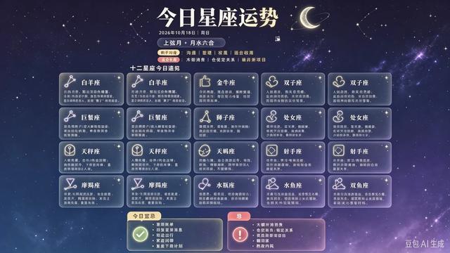 星座运势今日运程(星座运势今日运势解析)