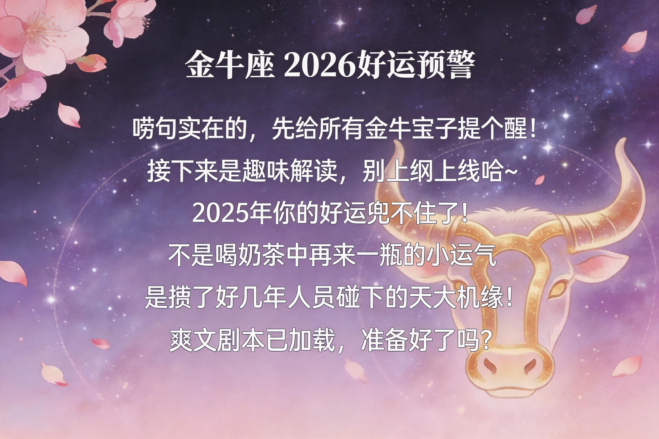 金牛座未来7年的大运(金牛座2027年大运开始了吗)