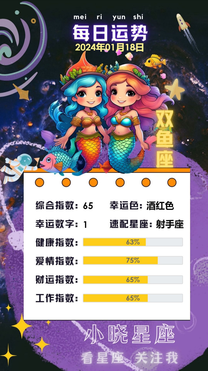 2025年双鱼座女每日运势(2026年双鱼座女10月4日运势) 2025年双鱼座女每日运势(2026年双鱼座女10月4日运势)