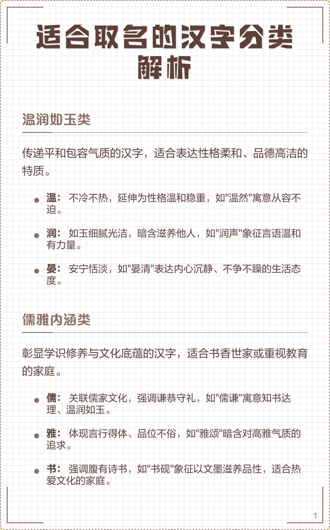 解析取名(解析名字的含义)