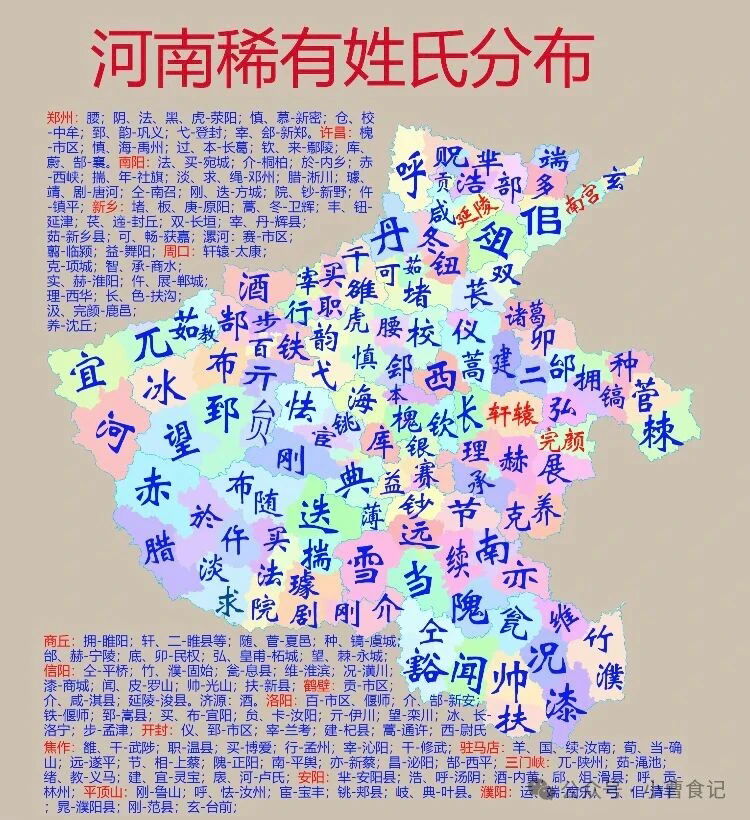200个稀有姓氏(50个稀有多音字姓氏)