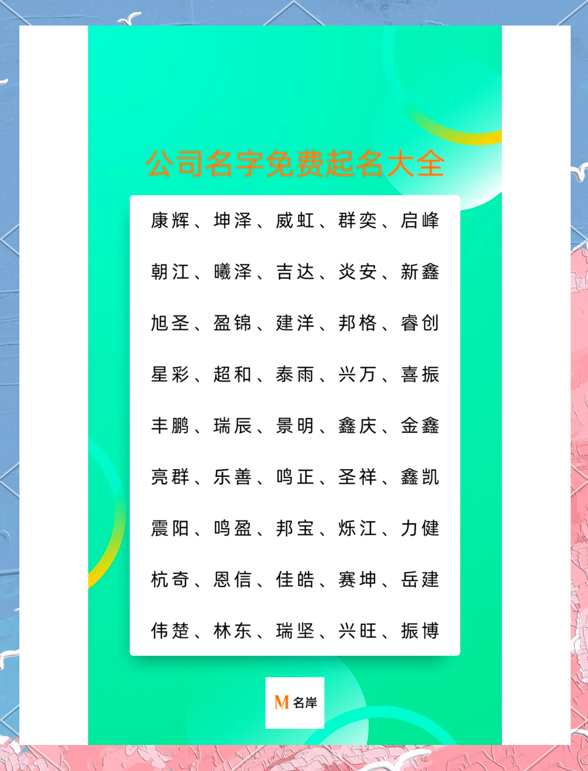 公司起名测名打分测试(公司起名测名打分测吉凶) 公司起名测名打分测试(公司起名测名打分测吉凶)