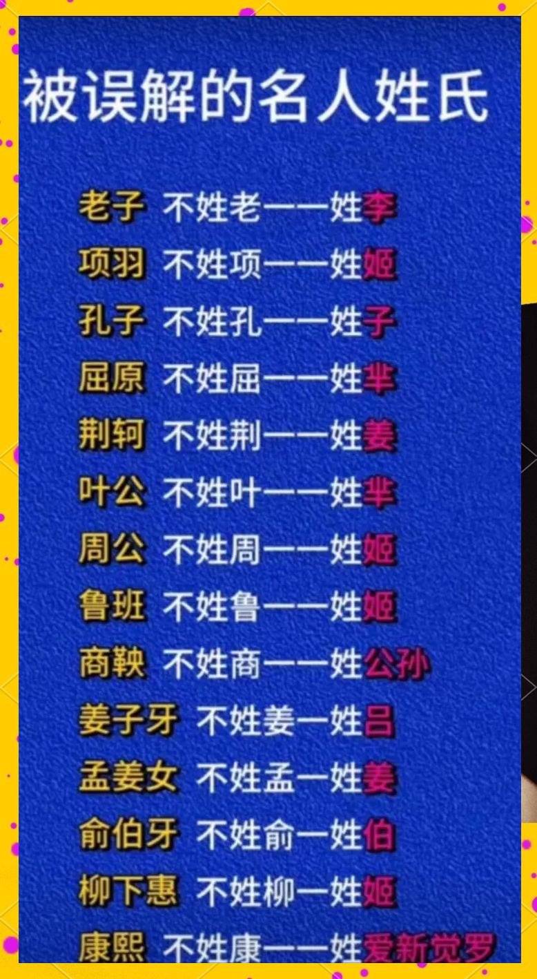 冷门姓氏100个(100个冷门姓氏诗) 冷门姓氏100个(100个冷门姓氏诗)