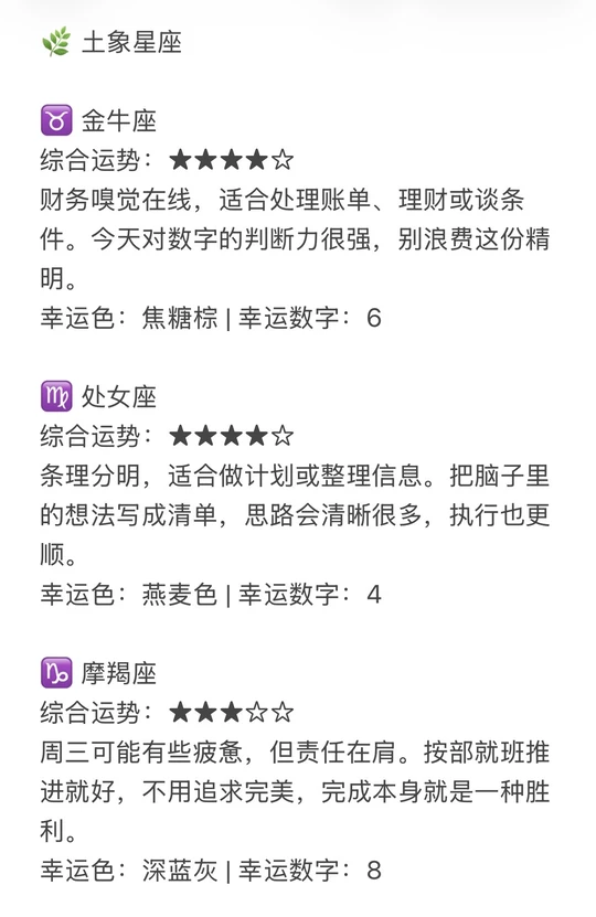 星座运势图(星座运势图解) 星座运势图(星座运势图解)