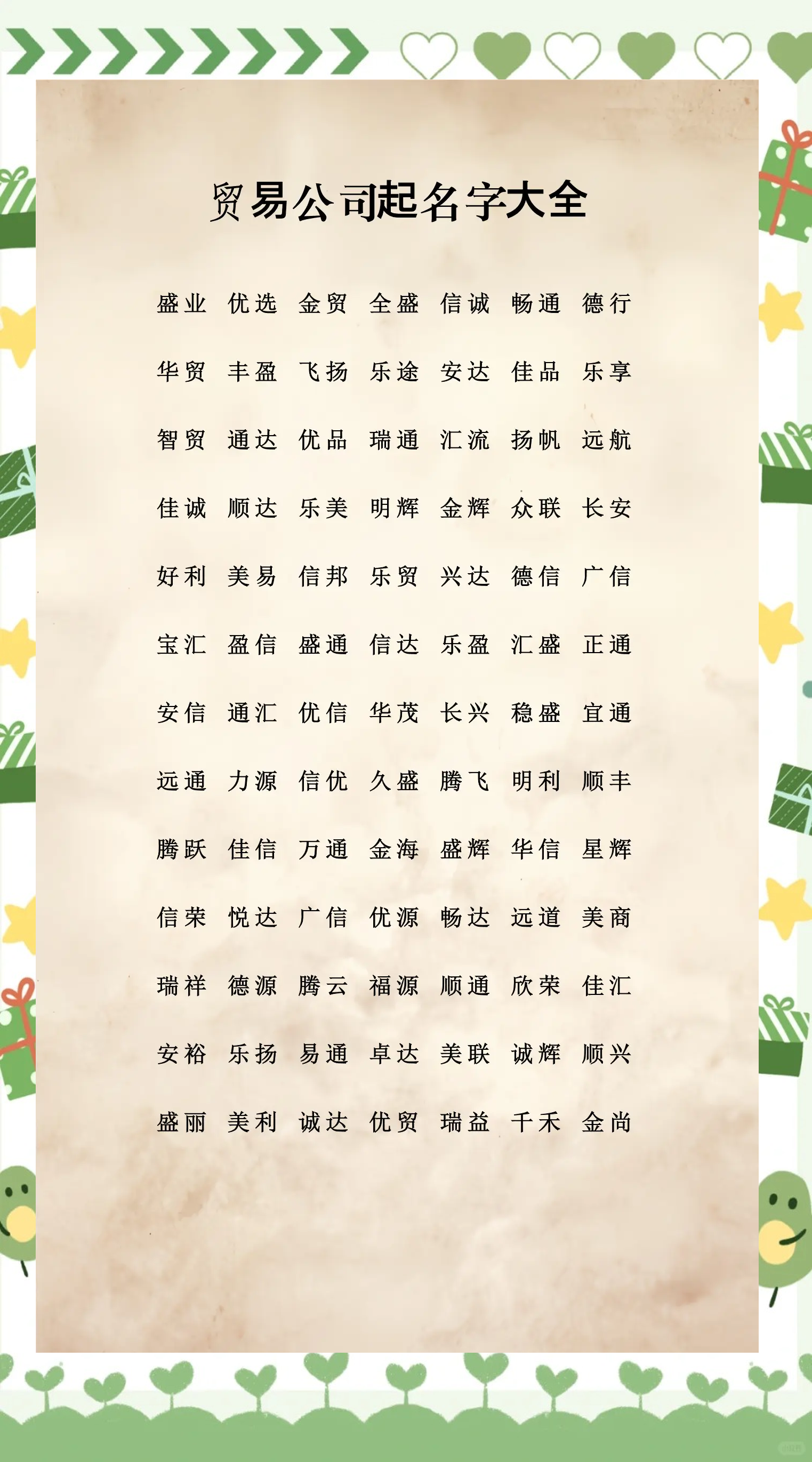 公司起名三个字的好名字(公司起名最火的10000个名字) 公司起名三个字的好名字(公司起名最火的10000个名字)