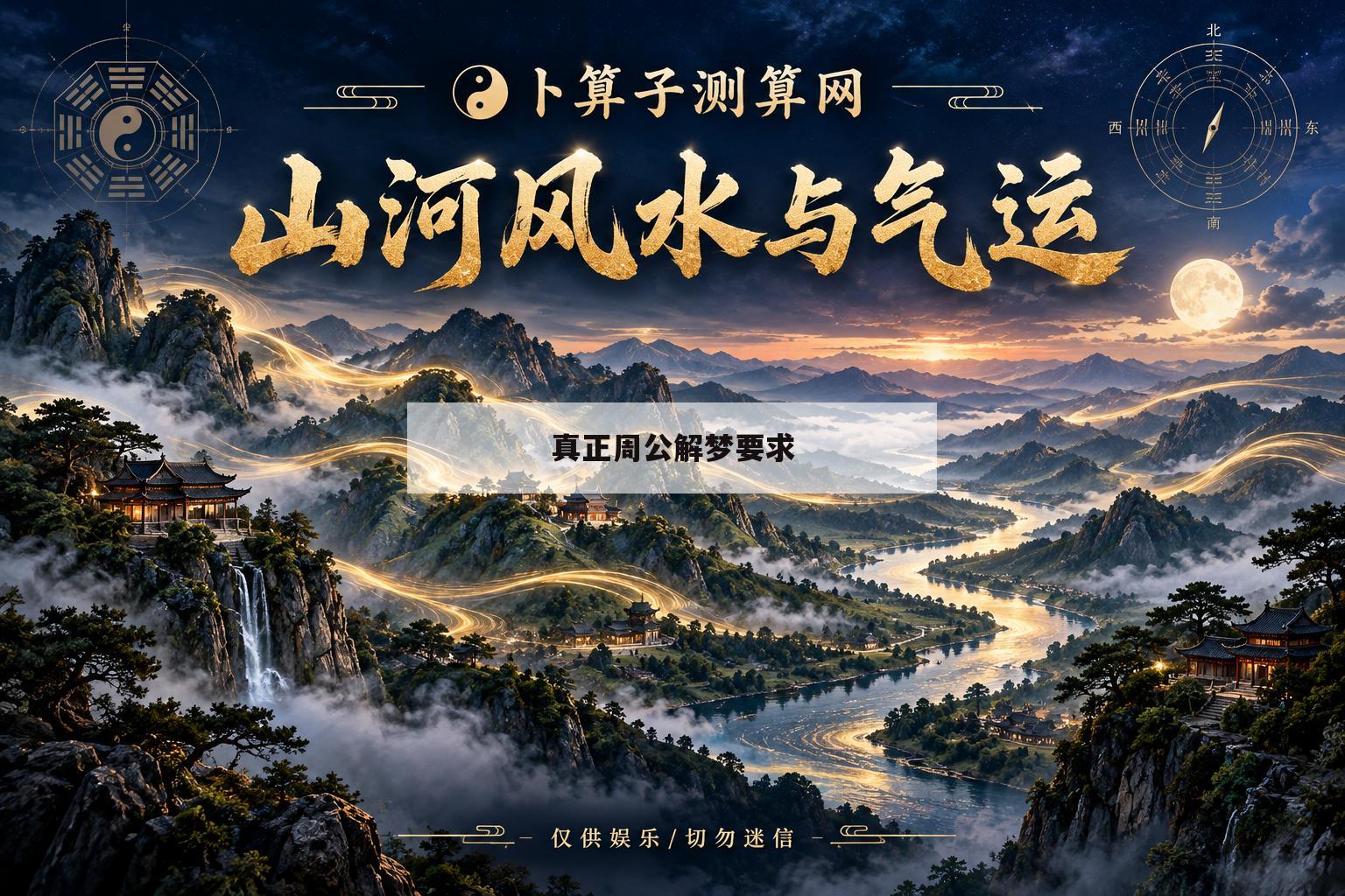 真正周公解梦要求(周公解梦的现代意义)
