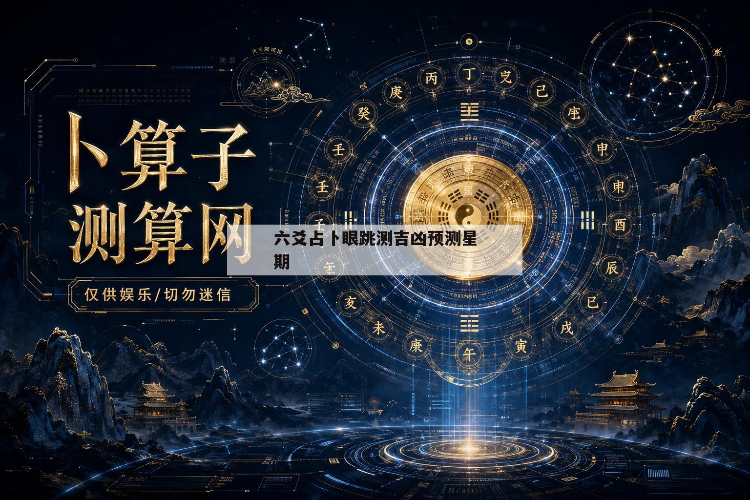 关于六爻占卜眼跳测吉凶预测星期的信息