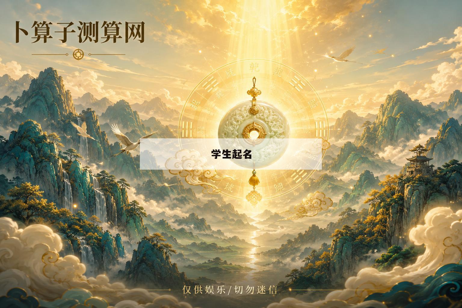 学生起名(学生昵称100个)