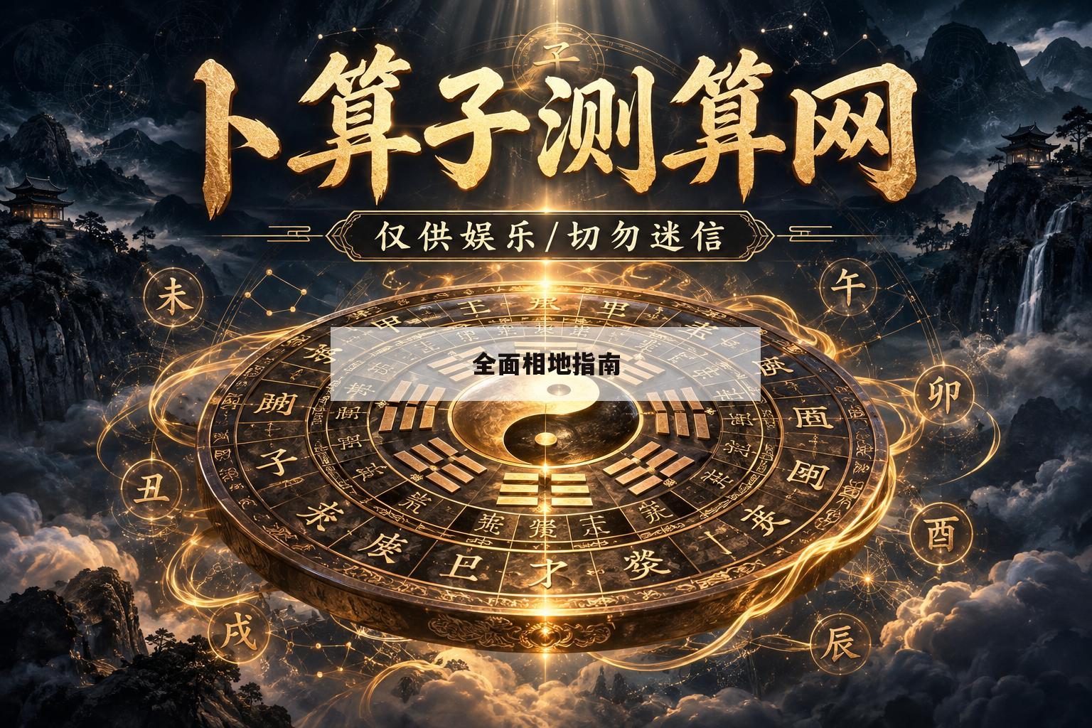 全面相地指南(全面相地指南图片)
